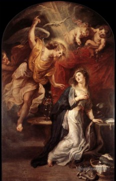 l’Annonciation 1628 Baroque Peter Paul Rubens Peinture à l'huile